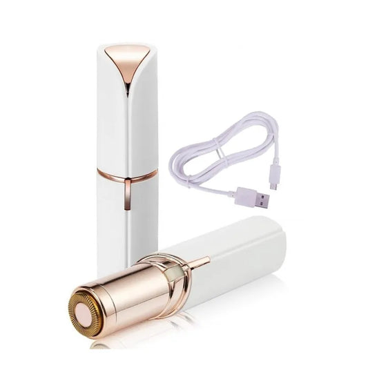 2-in-1 Flawless Hair Remover & Eyebrow Trimmer – Painless & Rechargeable Beauty Tool for Women